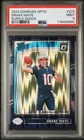 2024 Panini Optic Rookie Purple Shock PSA 9 Drake Maye