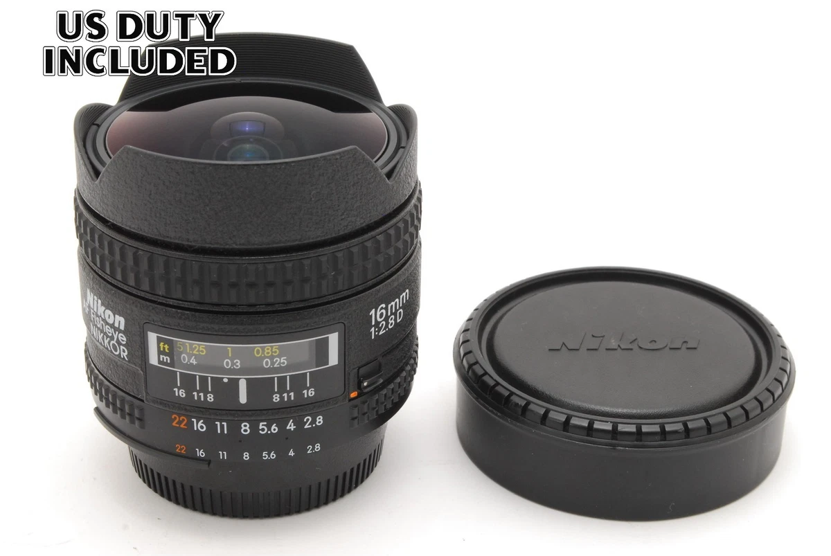 Nikon Fisheye-NIKKOR 16mm Focal f/2.8 Camera Lenses for sale | eBay