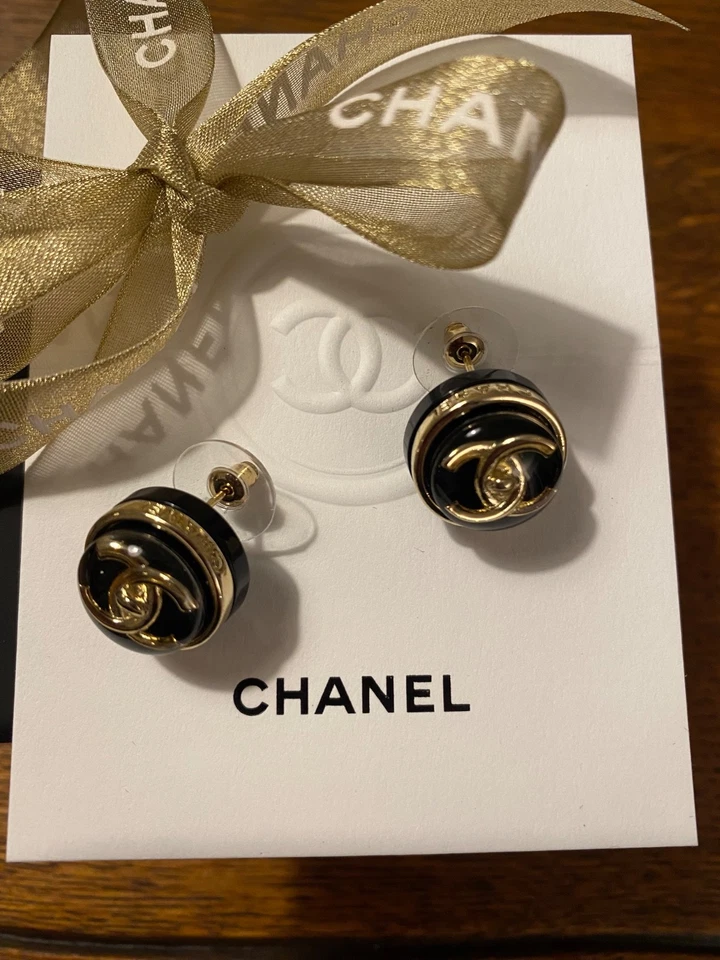 CHANEL Ohrringe, Ohrstecker CC OPV - Bild 2 von 3