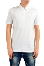 Versace Collection Men's White Short Sleeve Polo Shirt Sz S M L XL 2XL