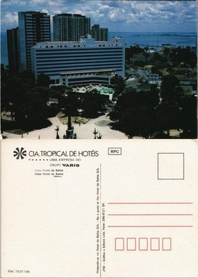 Postcard Salvador (Bahia) Vista Hotel da Bahia 1975