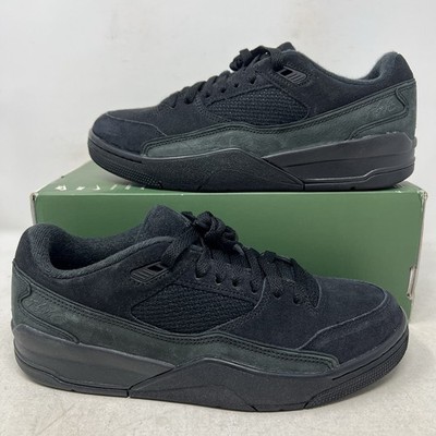 Nike Air Jordan Flight Court Men's Shoes Triple Black Mens 8.5 No