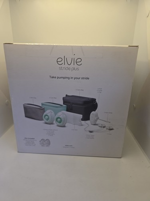 #ad Elvie Stride Plus Double Electric Breast Pump**FACTORY SEALED*FREE SHIPPING** $134.99