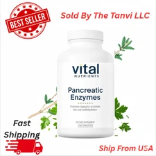 Vital Nutrients Pancreatic Enzymes 180 Capsules Digestive Support