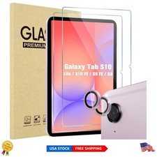 High Clarity Tempered Glass Screen and Lens Protectors for Galaxy Tab S Series