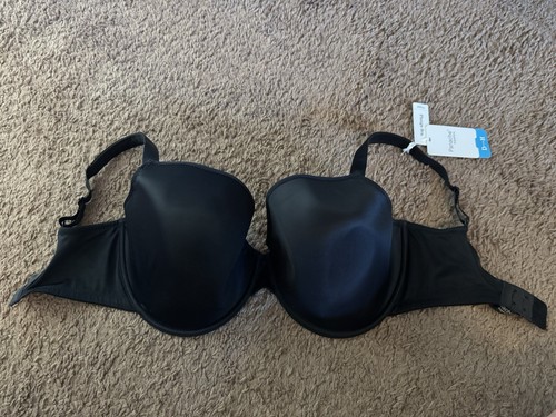 PANACHE SUPERBRA PLUNGE PORCELAIN BLACK UNDERWEAR SIZE 34H NEW