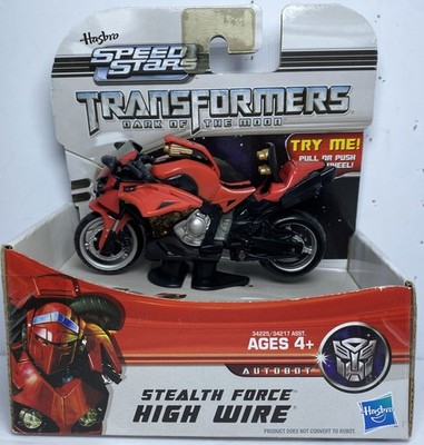 Transformers DOTM Speed Stars Stealth Force HIGH WIRE Red Bike Autobot BRAND NEW