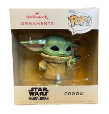Star Wars Hallmark Ornaments/Funko Pop! "Grogu" Christmas Tree Ornament 2024 NIB