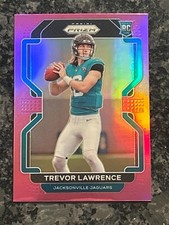 2021 Panini Prizm - Trevor Lawrence ROOKIE CARD PINK PRIZM SP - Jaguars. rookie card picture