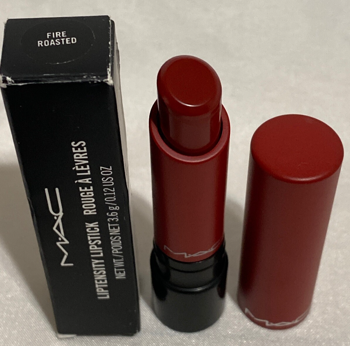 MAC Liptensity Lipstick Shade FIRE ROASTED Full Size 3.6g New In