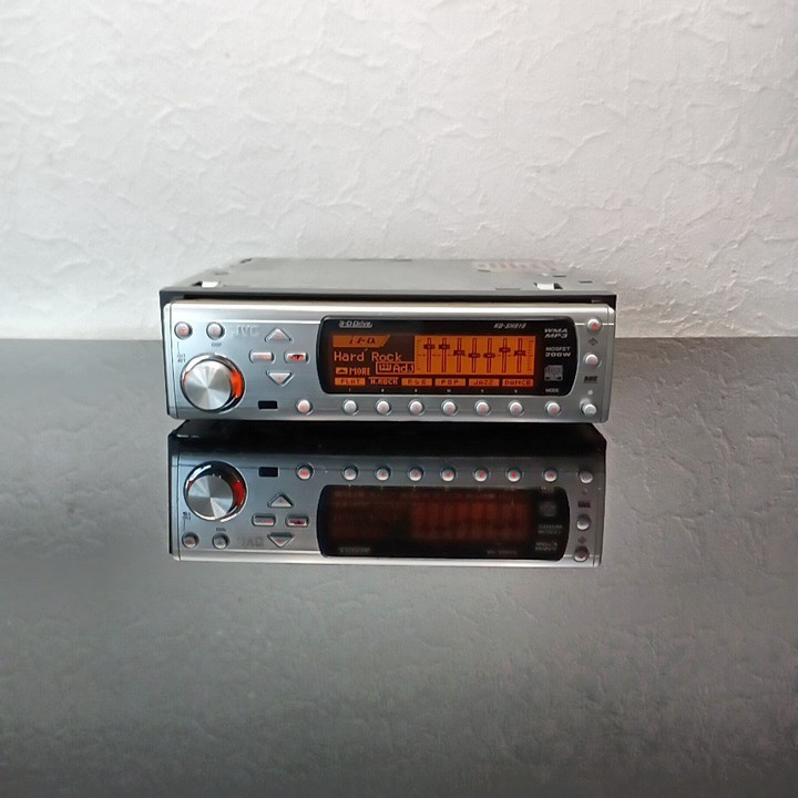 JVC KD-SH919 1DIN Car Audio CD Receiver WMA MP3 Stereo Tested