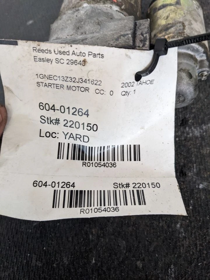 Motor De Arranque Se Adapta a 99-02 SIERRA 1500 PICKUP 1054036 Foto 4 de 4