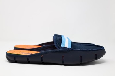 New SWIMS Black Loafer Slip On Navy Blue Shoes (13 US) Penny Loafer | SWIMS main image 3