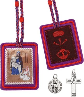 Escapularios Catolicos,Purple Scapular Catholic Marie Julie Jahenny of... 