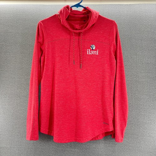 Columbia Pilsner Peak Hoodie ilani Resort Damen rot Pullover Daumenlöcher Größe M - Bild 1 von 11