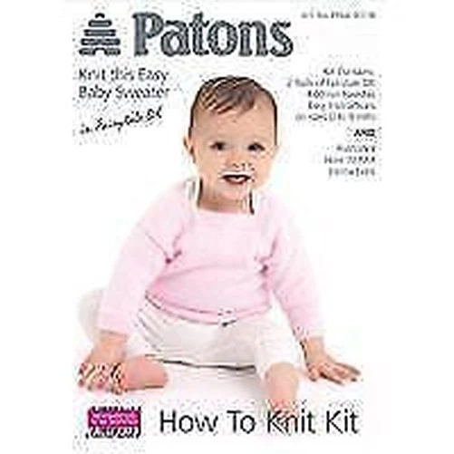 Kit De Lana Para Tejer Suéter De Bebé Patons Fairytale DK ROSA - Imagen 1 de 1