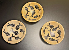 FISCHE - 3 Schalen mit Fischmotiven - Handarbeit aus Kenia (2008) -African Bowl