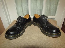 Dr. Martens 11837 Black Smooth Leather Oxford Shoes Women's Size 8 UK 6