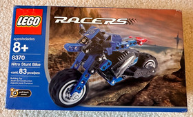 Vintage LEGO Racers set 8370 - Nitro Stunt Bike; 100% complete with box & manual