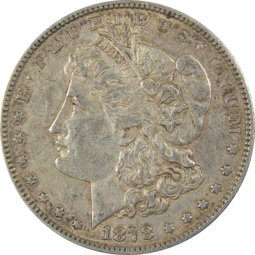 1878 7TF Rev 78 Morgan Silver Dollar XF EF Extremely Fine SKU:I24319
