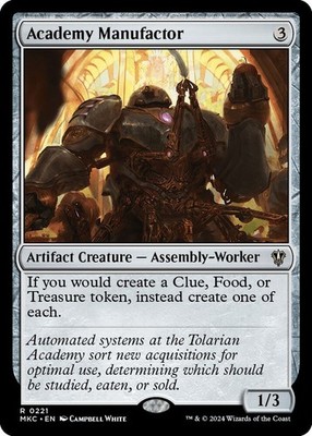 1x Academy Manufactor - Commander: Murders at Karlov Manor - NM  -  MTG