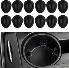 12Pcs Holder Position Limiter, Anti Shake Silicone Car Cup Holder Insert