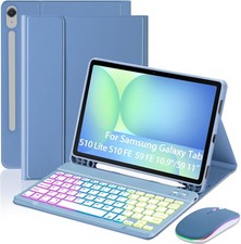 Case for Samsung Galaxy Tab S10 Lite 10.9 Inch, Detachable USB-C Keyboard, Penci