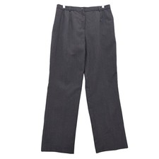 Pendleton Petite Wool Pants Size 12 Gray Satin Lined Career Business
