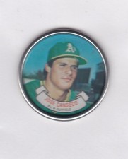 JOSE CANSECO ROOKIE RC Oakland A's 1987 Topps Sports Coin Baseball VINTAGE RARE!