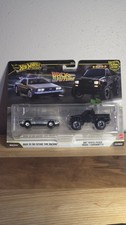 Hot Wheels Back To The Future Premium Car Culture 2 Pack Time Machine 87 Toyota