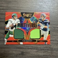 2025 Panini Select Red Prizm Sam Darnold Jets Seahawks Multiverse Jerseys 🏈🔥