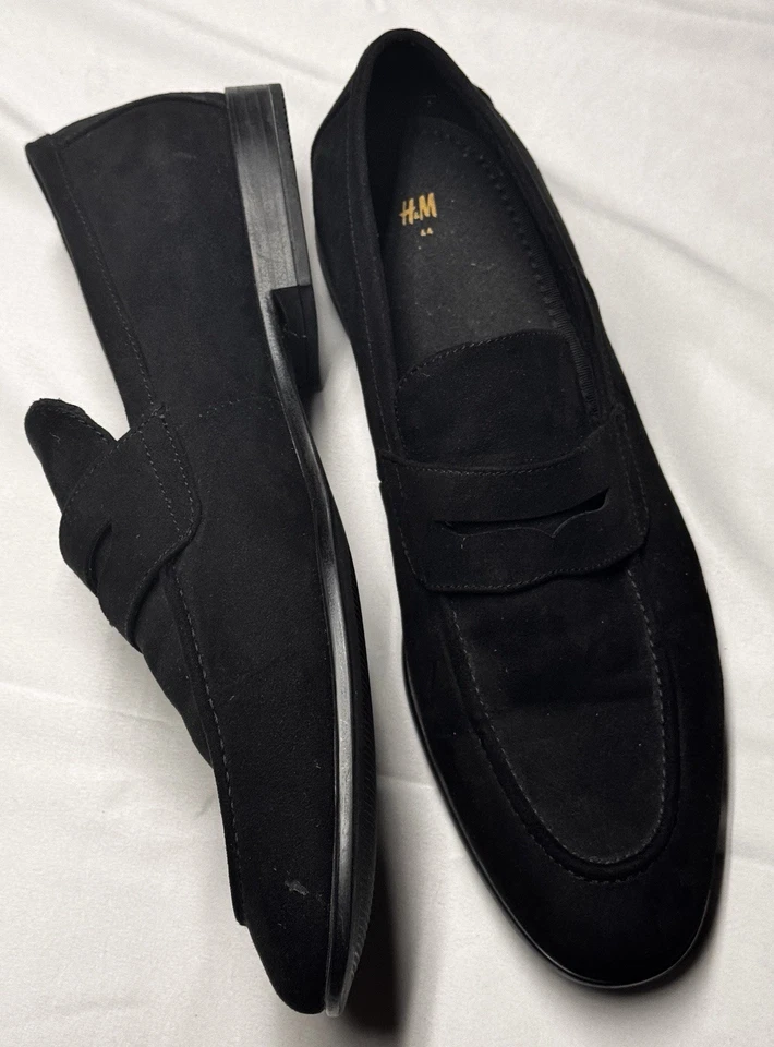 Черные лоферы H&M — мужские размер 10,5 - Изображение 2 из 4