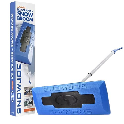 #ad Snow Joe 2 in 1 Ice Scraper Snow Broom Single Pack New $25.00