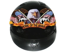 Rodia RHD200V Half Helmet (Home of Brave) DOT