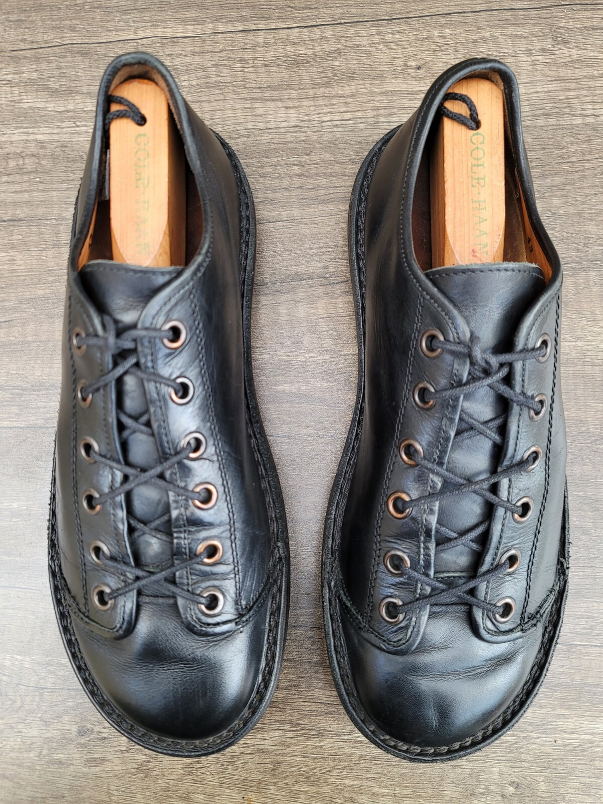 Trippen Men's Black Leather Lace up Shoes Sz 43 US 10. eBay