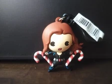 Marvel Holiday Collection Collectors Bag Clip 3 Inch Black Widow