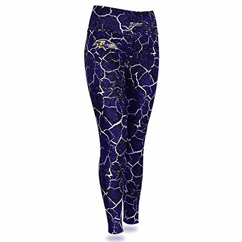 Zubaz NFL Women's Baltimore Ravens Marble Leggings - Picture 2 of 2
