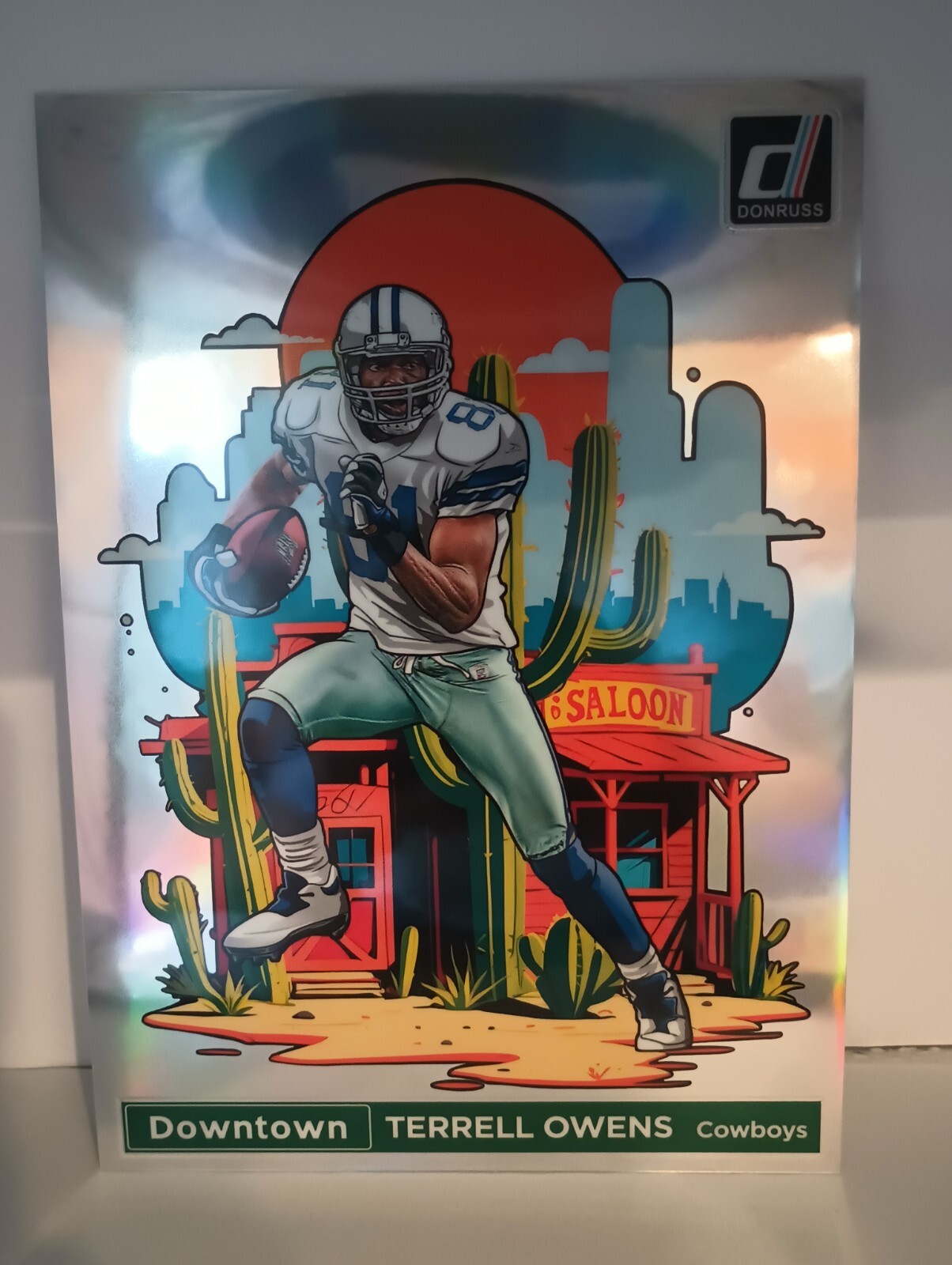 2024 Donruss Football Oversized Downtown Terrell Owens Dallas Cowboys NFL