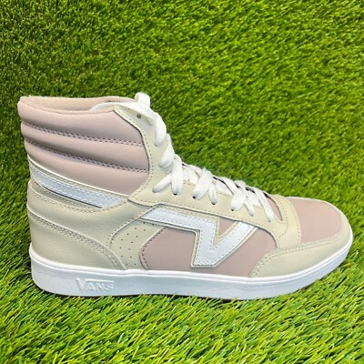 Vans Lowland High ComfyCush Mens Size 8 Beige cIvory Athletic Shoes Sneakers