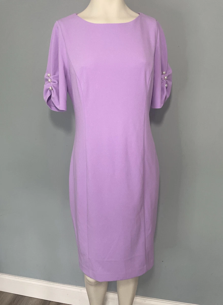 purple dkny dress