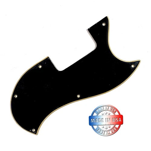 2* Ply Relic Edged Vintage Style Pickguard for 1970-1971 Gibson EB-0 EB-3 Bass