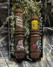 Faulk's Game Call Vintage Set #41 Limited Edition Hand Painted H-100 & WA-33A
