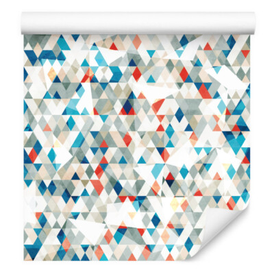 10m VLIES Tapeten Rollen Geometrie Dreiecke Modern XXL 1956