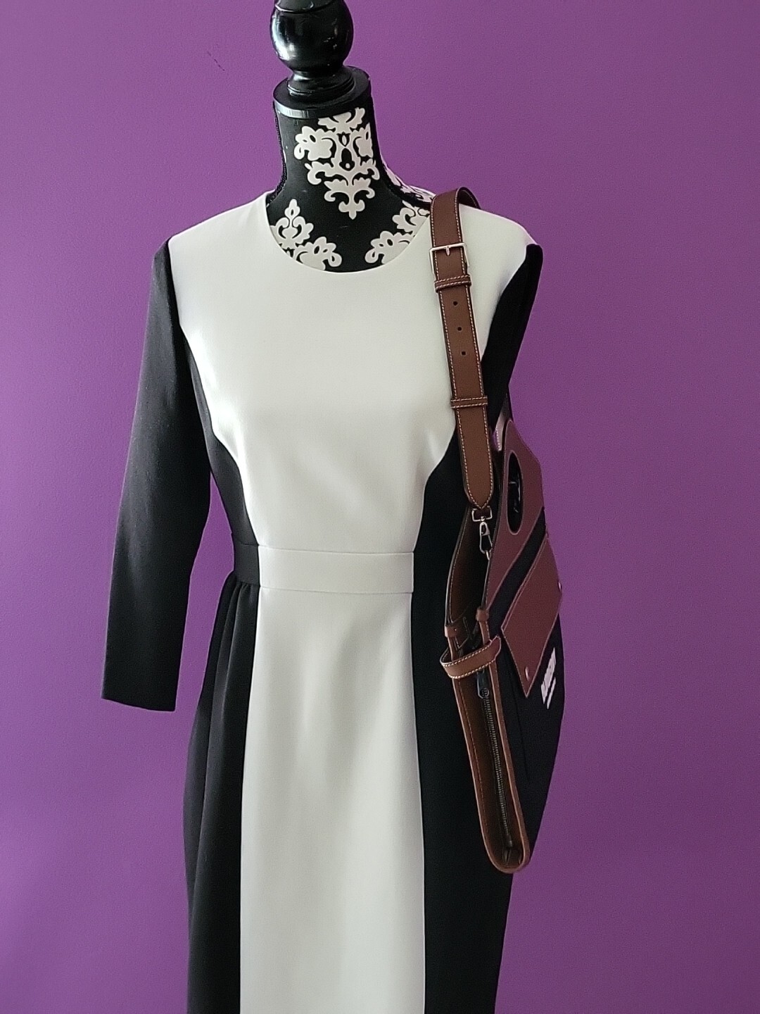 Burberry pocket shoulder bag handbag Leather canvas brown Black Tote Holiday 🎁 image 7