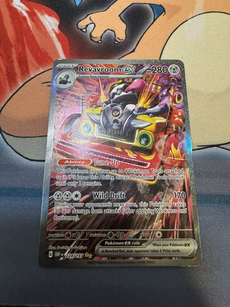 Revavroom ex - 224/197 Special Illustration Rare Obsidian Flames Pokemon TCG  LP | eBay