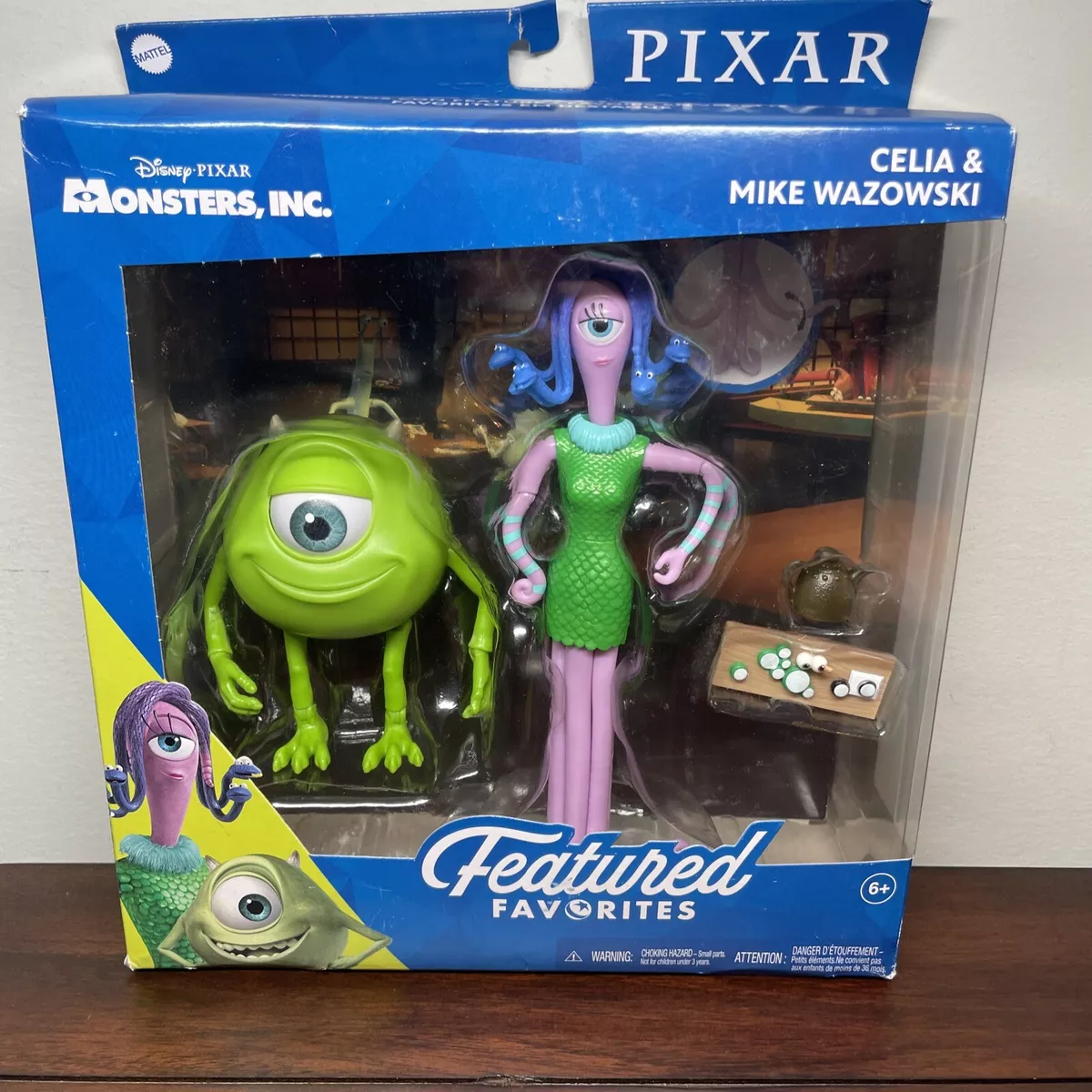 Pixar Featured Favorites Celia & Mike Monsters Inc Figures