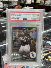 2020 Topps Ben Baller Chrome LUIS ROBERT 1985 #85TC17 PSA 10 rookie RC