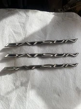 Datsun 240Z Front Fender Emblems Lot Of 3