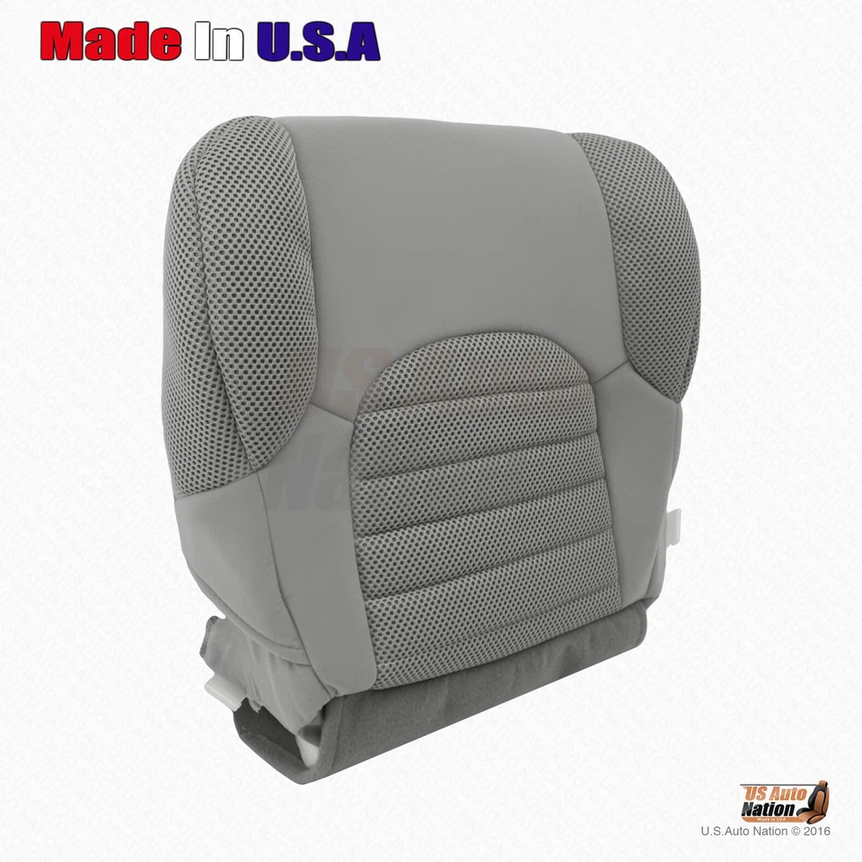 ЛЕВЫЙ нижний тканевый чехол на сиденье для 2008 2009 Nissan Pathfinder — Xterra цвет: серый - Изображение 2 из 4