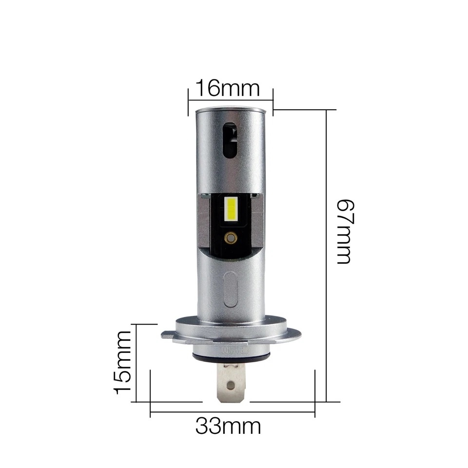 Lampadine a Led H7 iLuz Evo per Auto e Moto da 6500°K Luce Bianca - Immagine 2 di 4